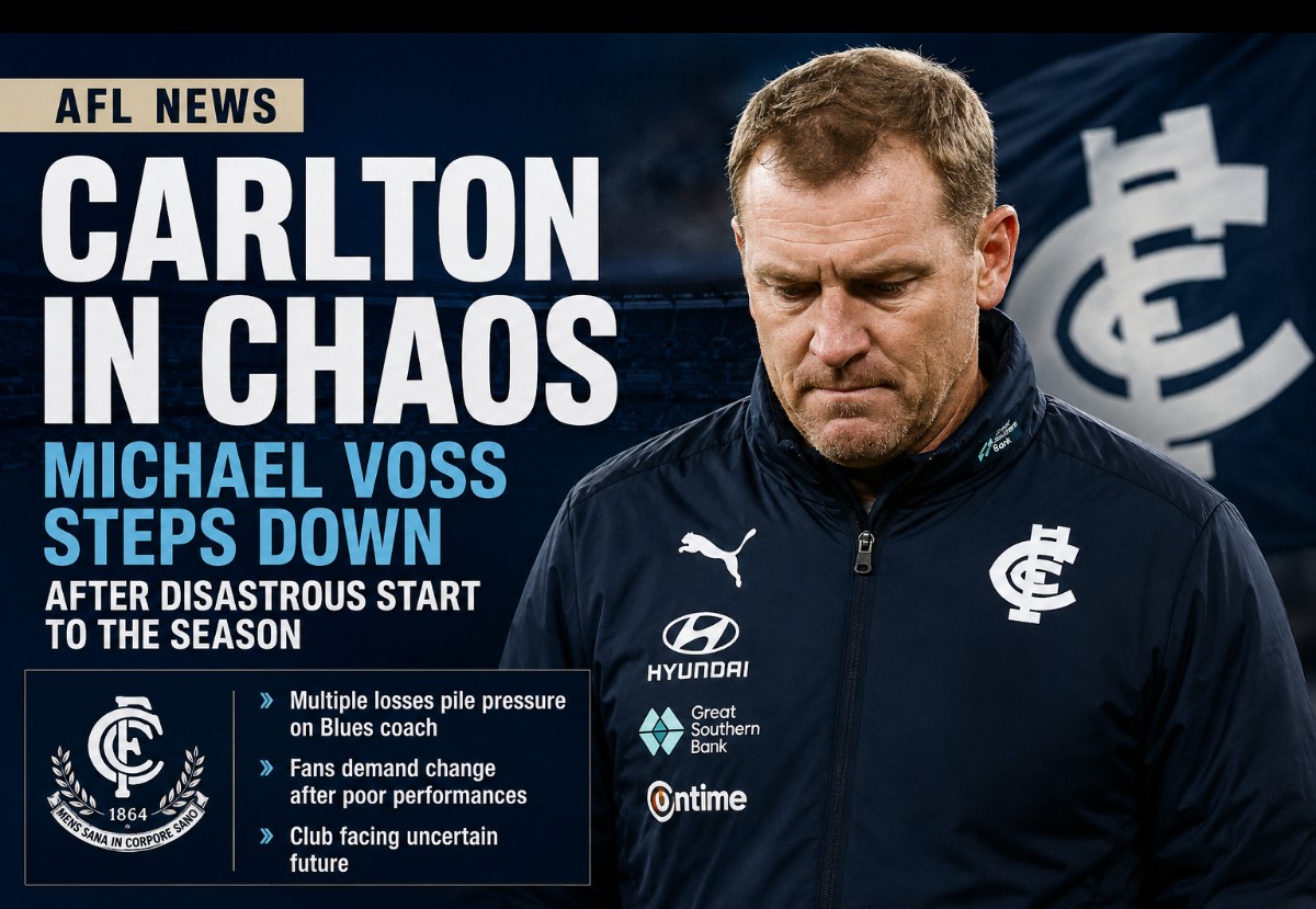 Carlton Football Club in Crisis as Michael Voss Steps Down Amid AFL Struggles